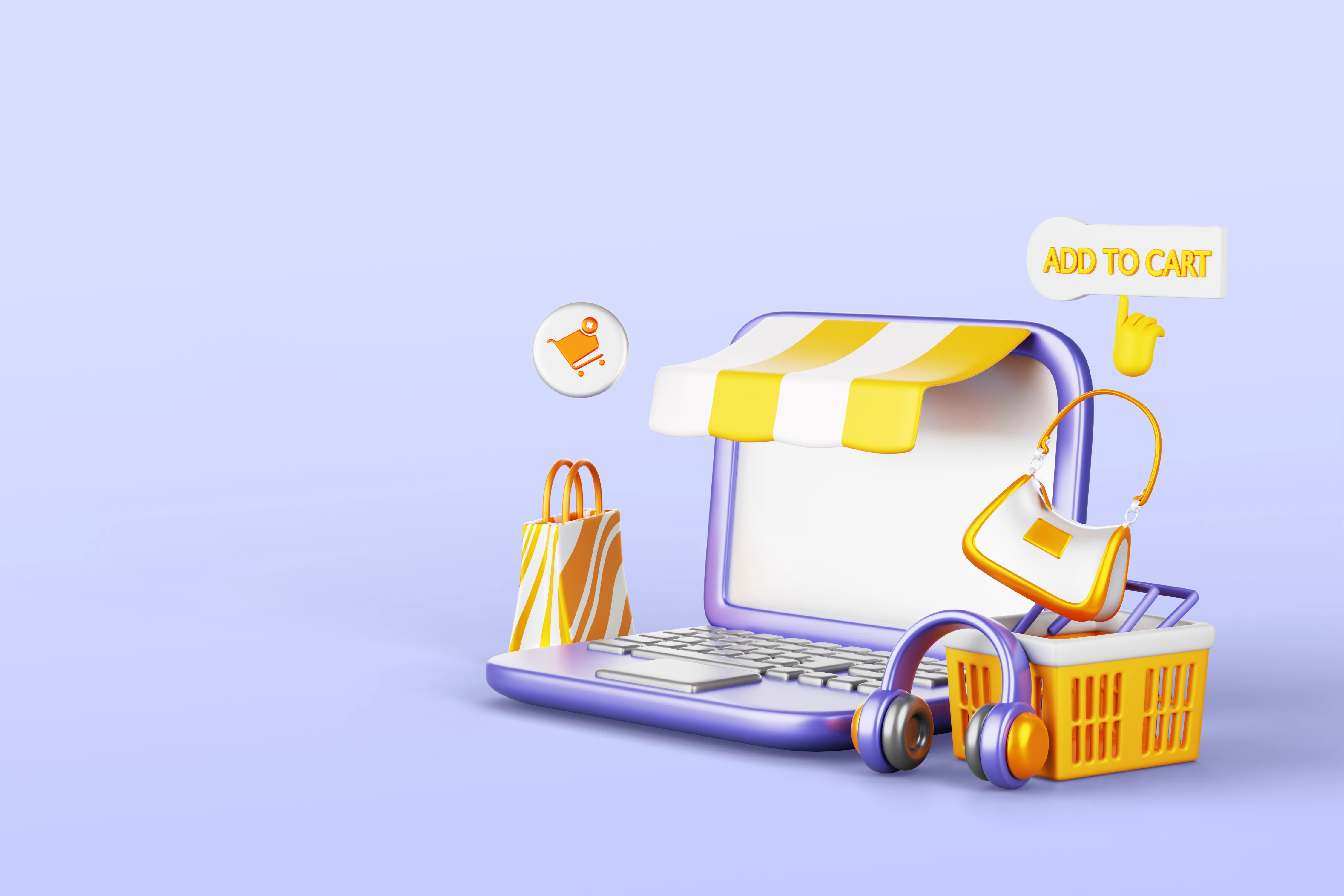 E-commerce workspace
