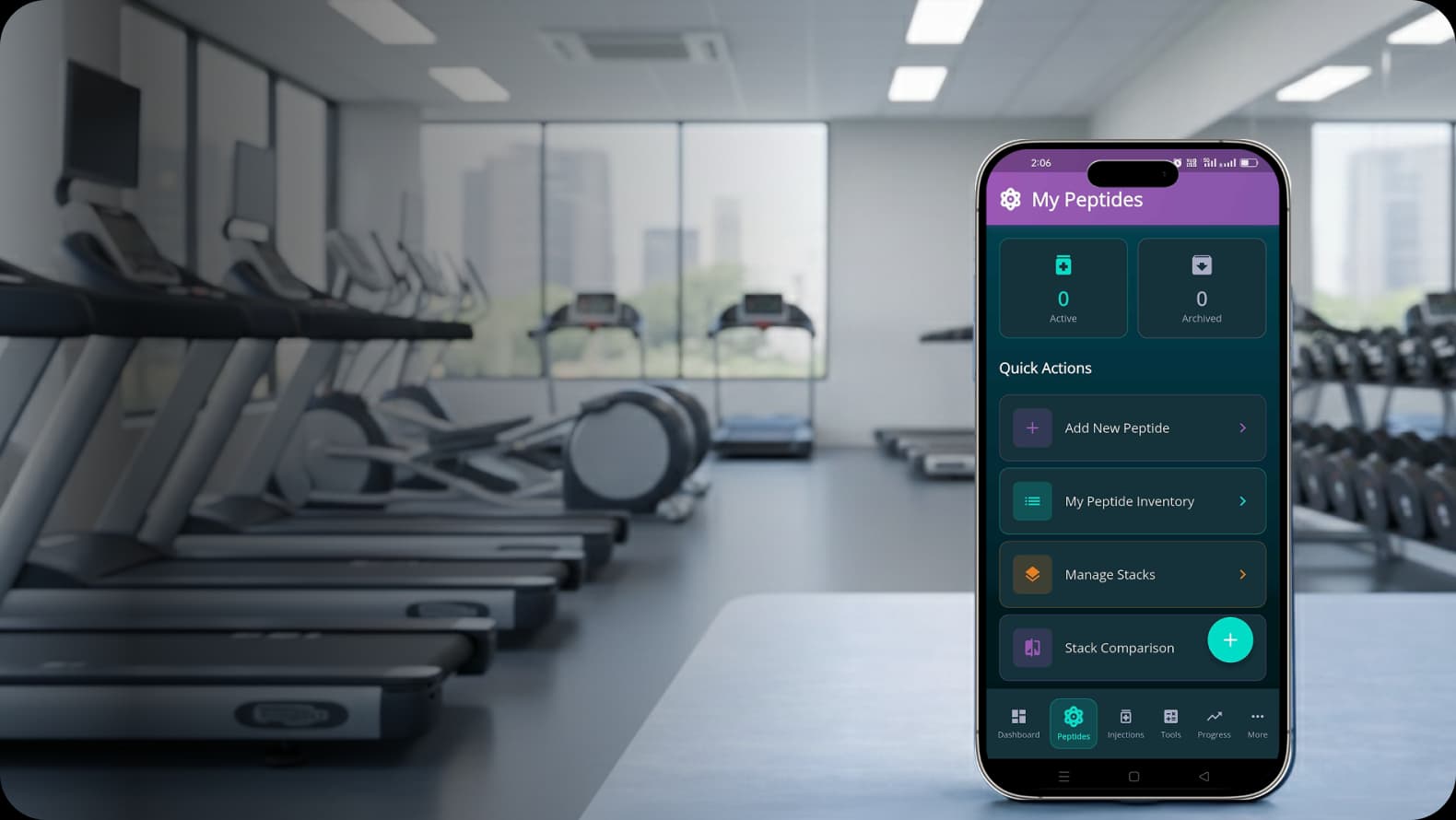 PeptiSync - personal wellness and performance tracking app